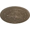 Ekena Millwork Naple Ceiling Medallion (Fits Canopies up to 3 3/8"), Hand-Painted Warm Silver, 37 1/2"OD x 3 3/8"P CM37NAWSS - alternate 3
